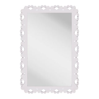 Fleur Home Garden District Satsuma Rectangle Mirror in Lite Lavender, 30x40 For Sale