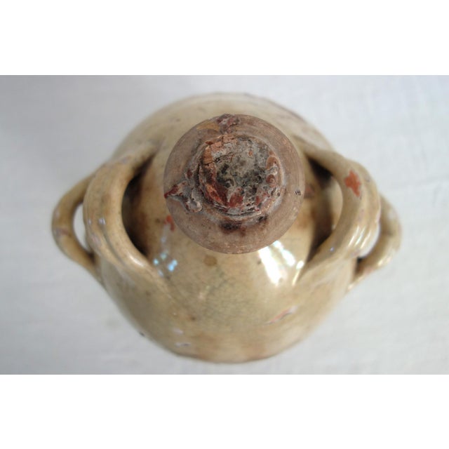 19th Century Glazed Terracotta Jug, Provence For Sale - Image 4 of 16