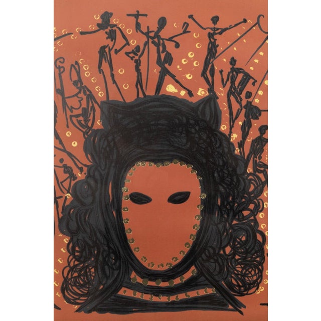 Paper Salvador Dali the Watcher (Knights of the Realm) 1972 Signed Lithograph 227/350 For Sale - Image 7 of 8