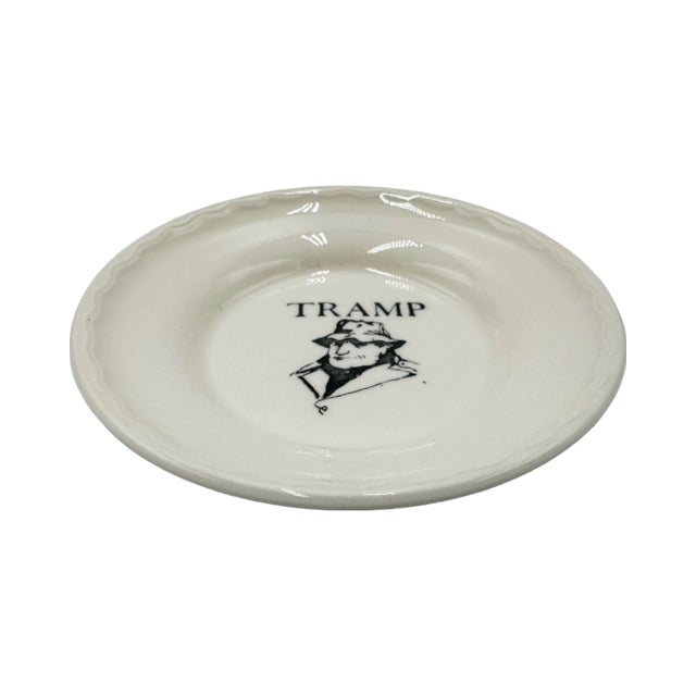 Mid-Century Modern Vintage Tramp Nightclub London England Ashtray Ceramic For Sale - Image 3 of 12