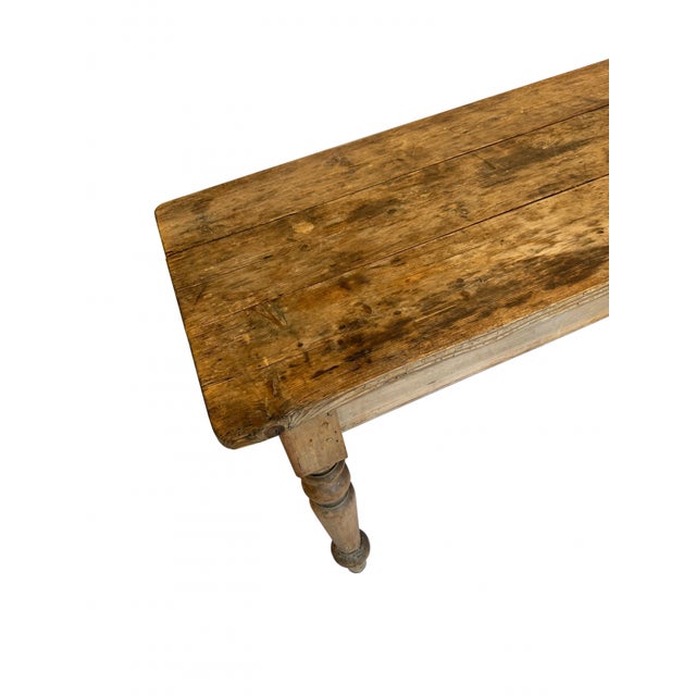 19th Century 19th Century French Louis Philippe Farm Pine Table For Sale - Image 5 of 5
