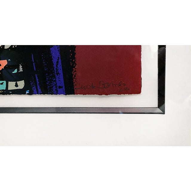 Cuban Artist Cundo Bermudez Lithograph, Signed, Numbered with COA Offered for sale is a 2007 lithograph of a Mid-century...