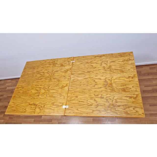 Italian Folding Table in Rattan and Bamboo , 1970s For Sale - Image 14 of 18