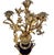 19th Century Pair of French Bronze & Deep Cobalt Porcelain Candelabras. 19th Century. For Sale - Image 5 of 8