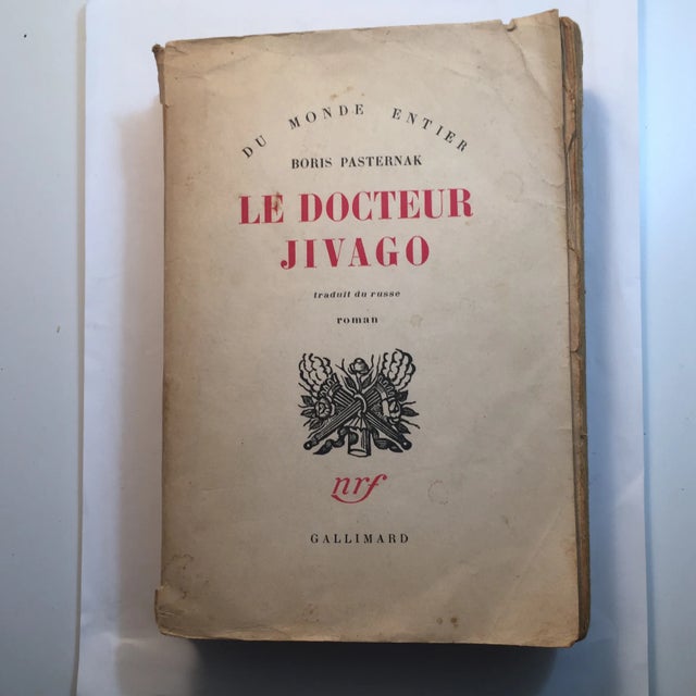 Paper 1958 Le Docteur Jivago Boris Pasternak Book For Sale - Image 7 of 7