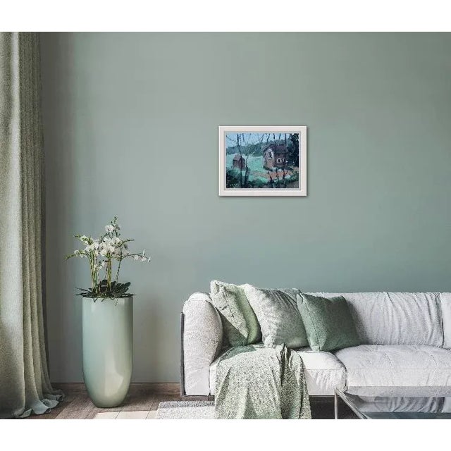 2020s Contemporary Expressionist Oil Painting Landscape For Sale - Image 5 of 7