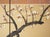 Goldenrod C. 1970s Showa Era Japanese Painted Silk Byobu Screen "Pheasants and Sakura" For Sale - Image 8 of 18