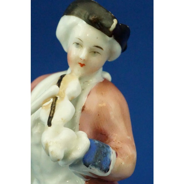 19th Century Dancing Couple Sculptures, Staffordshire, United Kingdom, Set of 2 For Sale - Image 16 of 18