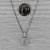 Modern 0.50ctw Princess Diamond Halo Pendant Necklace 14k White Gold 18" Box Chain For Sale - Image 3 of 6