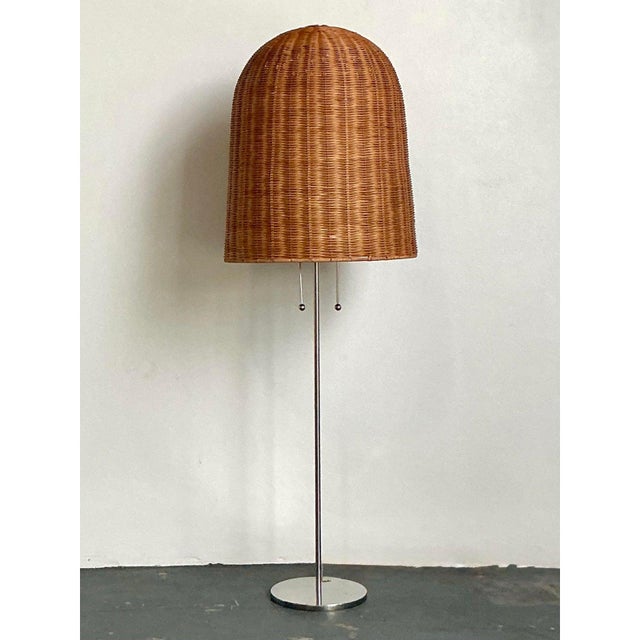 Vintage Boho "Bell" Floor Lamp For Sale - Image 10 of 10