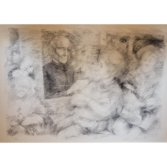 Lucien-Philippe Moretti, Monochrome, 1980, Lithograph For Sale