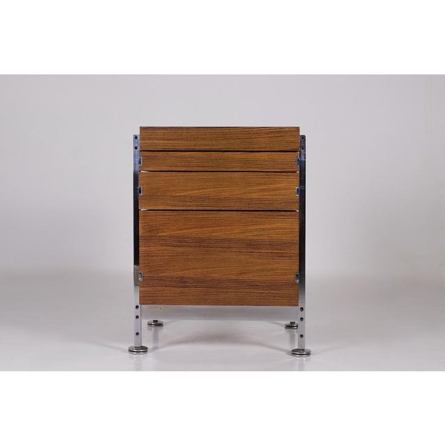Mid-Century Modern Mutenye Wood Drawer Unit by Jules Wabbes, 1960s For Sale - Image 3 of 8