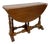 Mid-Century Spanish Drop-Leaf Dining Table with Barley Twist Legs, 1940 For Sale