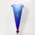 Mid-Century Hand-Blown Periwinkle Murano Glass Conical Sconces Signed Cenedese For Sale - Image 10 of 16