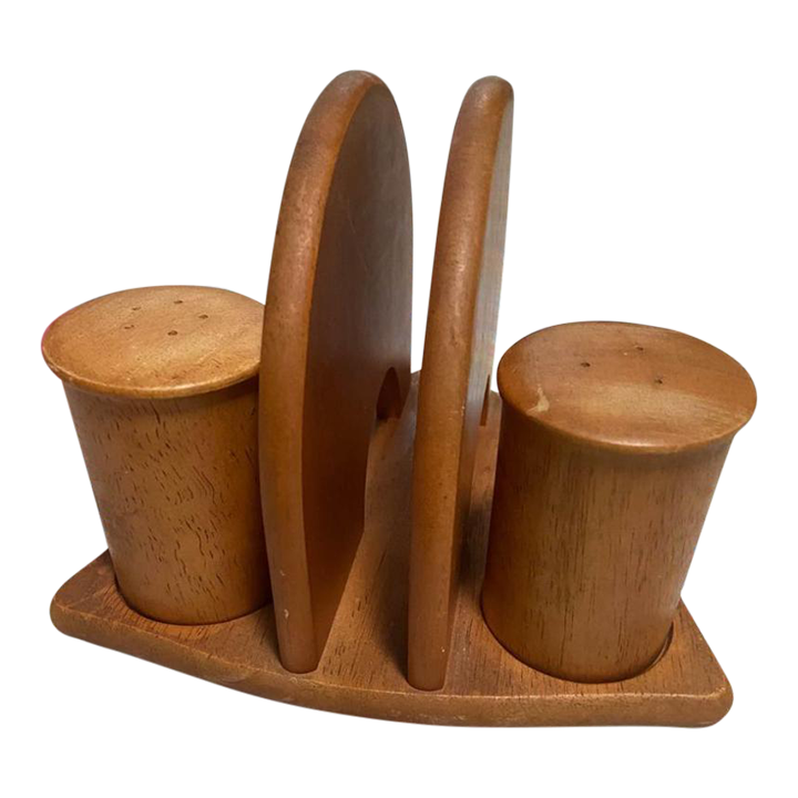 Metal & Wood Napkin Holder – Rustic Burnt Finish Upright Dispenser For Paper Napkins