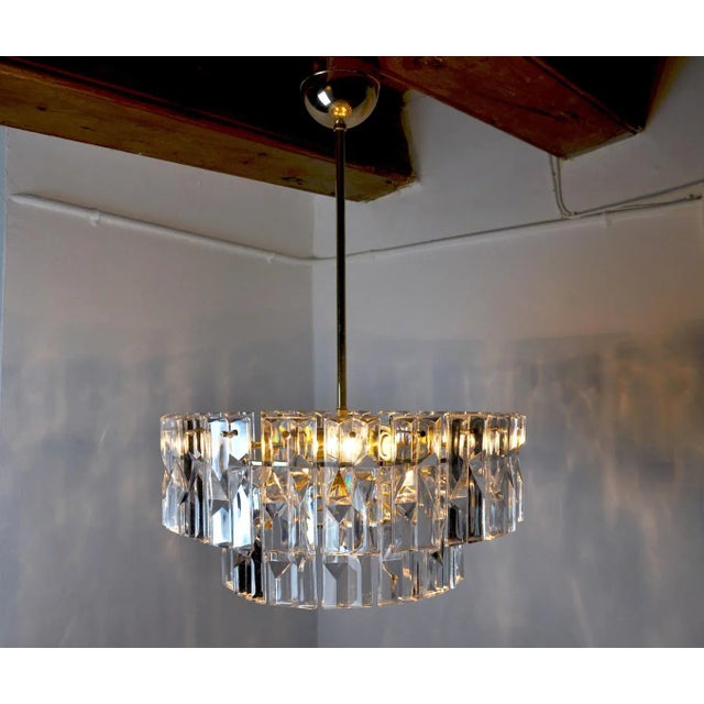 German Chandelier from Kinkeldey, 1970s For Sale - Image 6 of 9