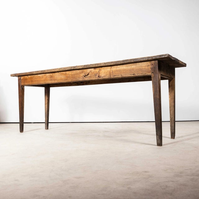 French Farmhouse Narrow Table, 1940s For Sale - Image 10 of 10