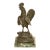 Antique French Bronze Animalier Sculpture Statue Rooster Cockerel Chicken by Louis-Albert Carvin, 1900 For Sale