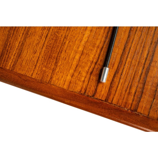 Wood Danish Mid-Century Modern Expansion Dining Table in Teak With Stow-In-Table Leaves, Denmark, C. 1960s For Sale - Image 7 of 12