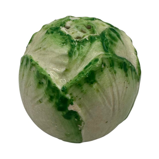 Avocado Vintage Lettuce Cabbage Salt & Pepper Shakers - A Pair For Sale - Image 8 of 10