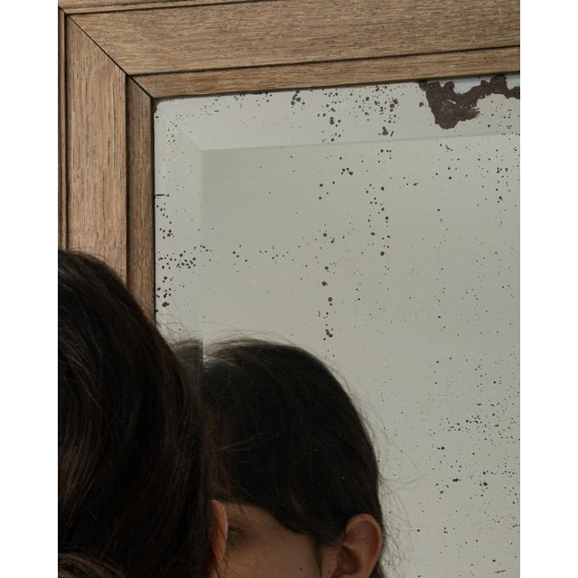 Red 19th Century France Red Wood Mirror For Sale - Image 8 of 8