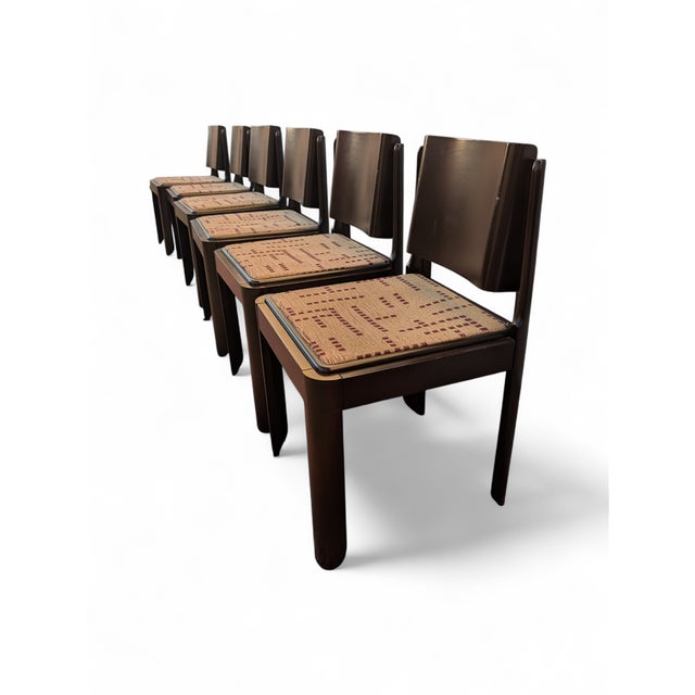 Vintage Dining Chairs in Ash, 1980s, Set of 6 For Sale - Image 4 of 9