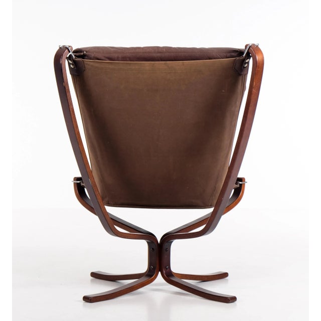 Falcon Easy Chair attributed to Sigurd Resell, Norway, 1970s For Sale - Image 6 of 11