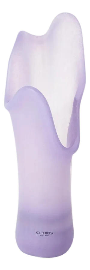 Ulrica Hydman Vallien Kosta Boda “Funghi” Purple Glass Vase