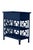 David Francis Sobe End Table - Navy Blue For Sale - Image 4 of 6