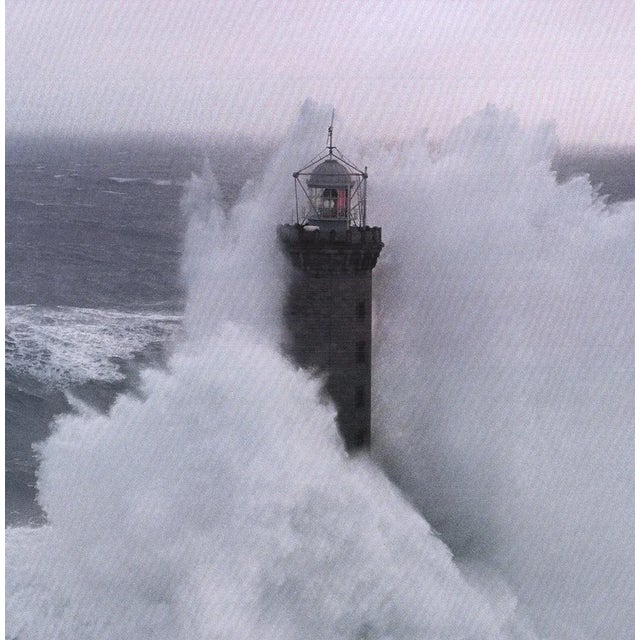 Contemporary Jean Guichard 'Phares Dans la Tempete - Kereon (Sm)' Contemporary Offset Lithograph For Sale - Image 3 of 5