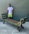 Vintage 18th Century Israel Cope Scroll Settee For Sale - Image 11 of 15
