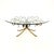 Gold Vintage Gilt Metal Coffee Table attributed to Hans Kögl, 1970 For Sale - Image 8 of 8