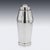 English Art Deco Silver Cocktail Shaker from Walker & Hall, 1939 For Sale - Image 12 of 16