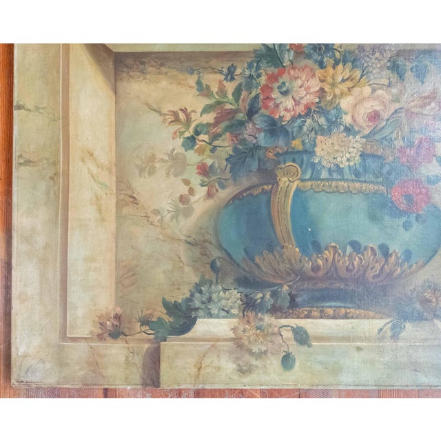 20th Century Italian or French Tromp l'Oeil Floral Painting For Sale In New York - Image 6 of 18