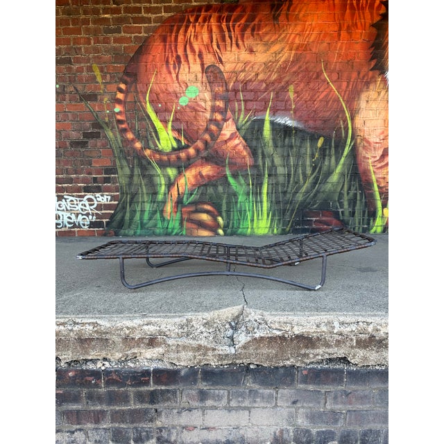 Rare Attributed to Brown Jordan Extra-Low Aluminum Lounge Chair – Unique Beachside Design Description: This rare Brown...