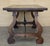 Dining or Console Table in Walnut with Lyre Legs, Spain, 1890s For Sale - Image 4 of 10