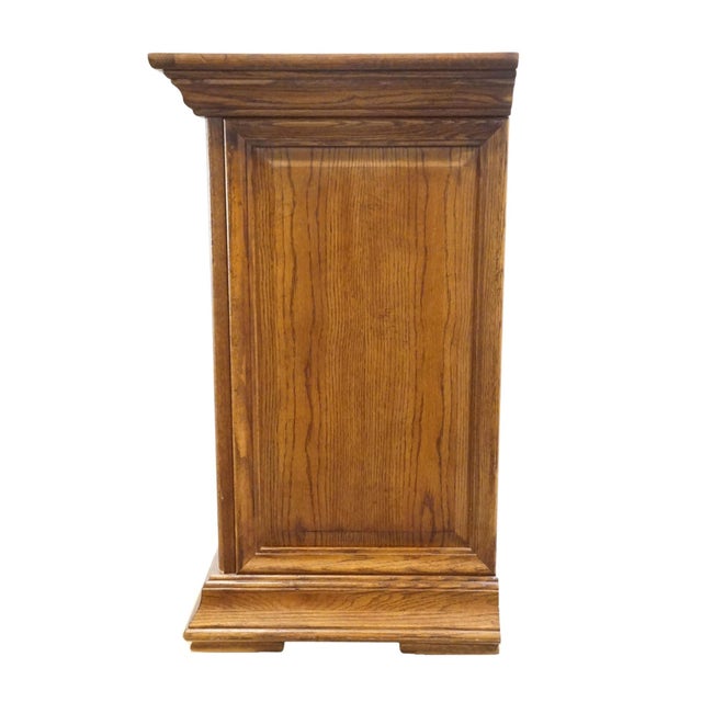 Thomasville Furniture Renaissance Collection Solid Oak 76" Triple Door Dresser 34511-150 For Sale - Image 12 of 15