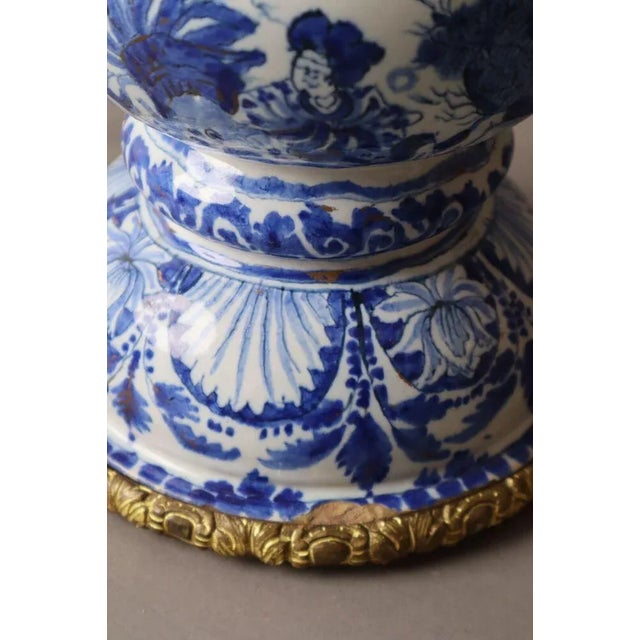 Blue Vase Table Lamp from Gerhard Wolbeer, Berlin For Sale - Image 6 of 9