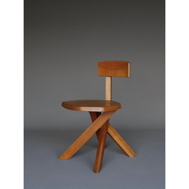 Wood Elm S34 Chair from Pierre Chapo, 1980s For Sale - Image 7 of 18