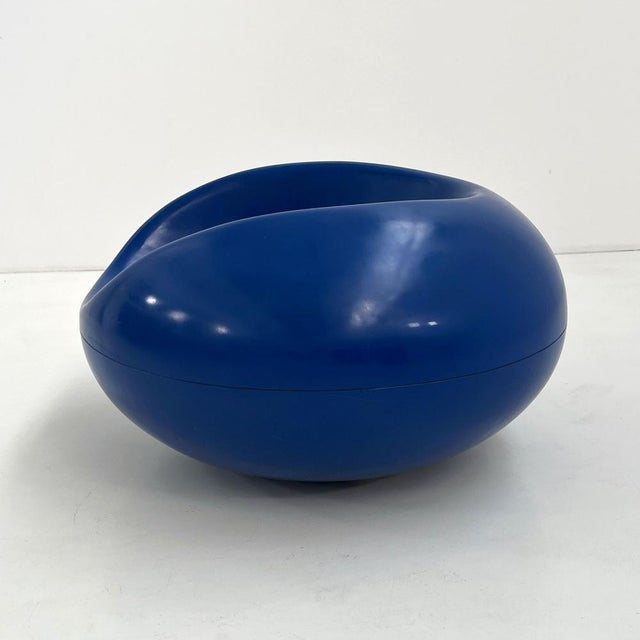 1960s Blue Pastil Lounge Chair by Eero Aarnio for Asko, 1970s For Sale - Image 5 of 10