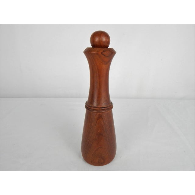 Brown Danish Modern Quistgaard Peppermill for Dansk For Sale - Image 8 of 8