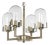NOIR Bistro Chandelier, Antique Brass For Sale
