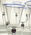 Stemmed Flute Glasses in Murano Glass with Cobalt and Gold Accents by Cenedese, 1980s, Set of 6 For Sale - Image 11 of 18