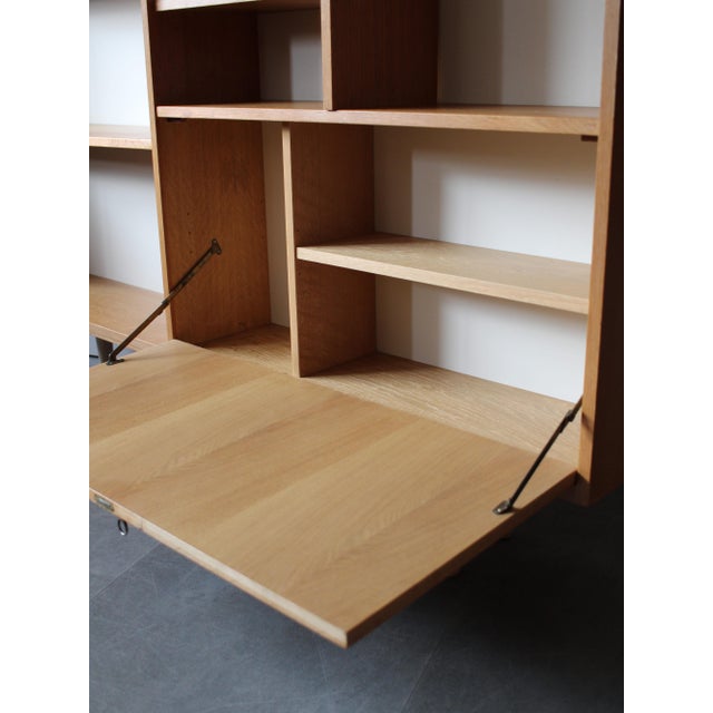 Vintage Danish Bookcase in Oak, 1960s For Sale - Image 6 of 8