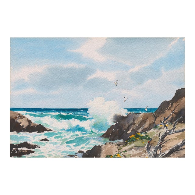 'Monterey Breakers' by James March Phillips, San Francisco, Pebble Beach, Carmel, Turner Art Academy For Sale