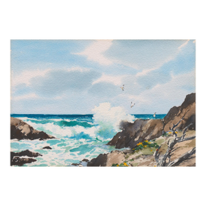 'Monterey Breakers' by James March Phillips, San Francisco, Pebble Beach, Carmel, Turner Art Academy