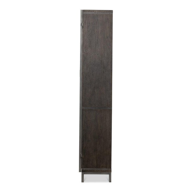 Not Yet Made - Made To Order Industrial Glazed Display Cabinet, Left-Opening For Sale - Image 5 of 10