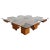 Mid-Century Modern Coffee Table in Elm with Grid Motif by Marco Zanuso, 1960s For Sale - Image 16 of 16