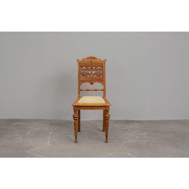 Historicist Chairs, Late 19th Century, Set of 4 For Sale - Image 5 of 18