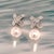 Traditional Akoya Pearl Dangle Earrings 14k Gold Certified For Sale - Image 3 of 12